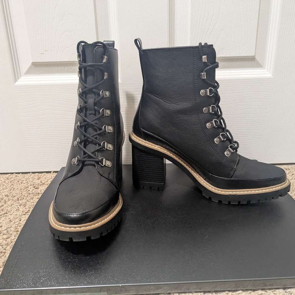 A New Day, Lace-Up Boots, Women's Size 12, Black